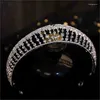 Haarklammern Trendy Crown Women Accessoires Hochzeit Kopfbedeckung Brautkopfschmuck Verlobungs Schmuck Leuchten Diadem Kristallkronen Hg296