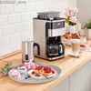 Kaffebryggare amerikansk stil helautomatisk slipning integrerad kaffemaskin hemkontorelektrisk kaffemaskin med timer Y240403