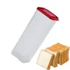 Storage Bottles Bread Saver Portable Box Reuseable Airtight Transparent Kitchen Food Container For