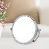 Makeup Mirror Desktop Dwustrojemne lustro urody sypialnia Prosta opatrunek lustro HD 10x powiększanie szkła
