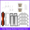 Pour Xiaomi Robot Vacuum x10 Robot Vis assemblant Pièces Remplacement latérale principale Brosse HEPA Filtre Mop Tissu Dust Sac ACCESSOIRES