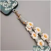 Favore festa Long Diagonale Anti Perdita Anti Perdita Small Mobile Phone Case Daisy Flower Chain Case Dropse Delivery Home Garden Festive Forniture Otyuz