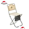 Stockage de stockage et maintenance mobilier naturehke extérieur chaise pliante portable pique-nique caméra usure résistant en aluminium back fish ot2p9