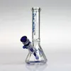 New phoenix glass Diamonds beaker bottom bong 10" hookahs heady water pipes with ice catcher bong glass smoking pipe free shipping