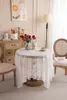 Masa bezi romantik pastoral dantel masa örtüsü tatlı düğün dekorasyon po kahve