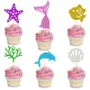 Decorazione per feste 14 pezzi per decorazioni per le vacanze Cupcake Accessorio decorativo per topper