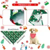 Köpek Giyim Bandana Noel Pet Üçgen Bandanas Eşarp Yakası Tatil Dekoratif Bib Küçük Kedi Yavru Malzemeler