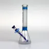 Phoenix Glass Beaker Bottom Bongs Bong 13 "HOOFAHS Sandblastade vattenrör 18,8 mm Joint Reting Bongs Glass Pipe Dab Oil Rigs