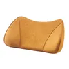 2023 2in1 bilstol booster Universal Driver Memory Foam Lumbal Pillow Suede Höjd lutande kudde 240321