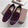 Designer LP chaussures décontractées chaussures robes chaussures plates talons classiques modes de luxe en daim de luxe