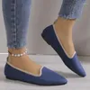 Casual Shoes Women Pointed Toe Flats Autumn For Suede Designer Walking Comfort Soft Sole Zapatillas Mujer