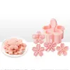 Baking Moulds Floral Pink Dessert Mould Cherry Blossom Tool Fondant Bakeware Cake Cookie Maker Biscuit Mold Cutter