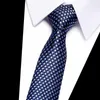 Parattolo di moda per uomo cravatta a strisce blu gravatas accessori per matrimoni floreali adattati a gruppo di lavoro