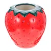 Vases Vase Flower Ceramic Pot Strawberry Planter Floral Holder Decorative FruitCenterpiece Table Succulentart Decor Pottery