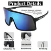 Lunettes de soleil à vélo de lunettes de vélo de vélo pour hommes UV400 SPORTS SPORTS RIDER FIISSION PLIDE CONDUCTION DU ROAD POOGDES ÉQUIPEMENTS DE BICYLEME 2024