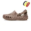 2024 Новые тапочки Deisgner Slides Mens Mens Women Color Platform Наружная сандалия летняя скольз