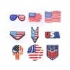 4 luglio Clog Ch America Independence Day Decorations CHS per scarpe da zoccolo USA Flag Clog Ch