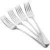 Vorken 4 pc's metalen dessert roestvrijstalen diner thuistafel flatware keuken