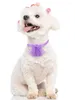 Köpek giyim 10 adet dantel küçük kedi bowties moda köpekler için sevimli köpek papyonu yaka