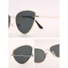 1PC Femmes Cat Eye Metal Metal Vintage Tea Sunglasses pour les accessoires de conduite de voyage quotidiens extérieurs