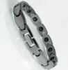 Linkketen klassiek paar armbanden vaste wolfraam staal gezondheidszorg magnetische armband voor mannen vrouwen homme mannen armbanden weddin6765159