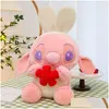 Stuffed & Plush Animals Wholesale Cartoon 40Cm P Toy Starry Baby Stitch Doll Hine Couple Pillow Car Mounted Accessories Creative Toys Otu7A