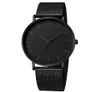 Men039s Watch Minimalist Casual Fashion Ultrathin Quartz Mesh Strap Watch 2021 Business Stainless Steel Mesh Strap227B9706961