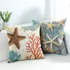 Pillow Outdoor Waterproof Cover 4 Marine Style Covers Garden Decor Bedroom Luxury Flower Print Pillowcase 45x45 60x60