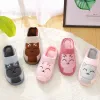 Slippers Couple Winter Home Slippers Women Shoes Cute Cartoon Cat Slippers Men Warm Plush Slides Indoor Bedroom NonSlip Floor Slippers