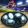 Moules de cuisson Premium Football Forme Rugby Silicone Moule de glace 6 Grille Glay Tray Bar Cuisine Gadgets ACCESSOIRES