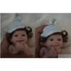 Poupées 6 micro preemie fl body sile big eyes bady maon et milalifelike mini reborn surprene enfants anti-221203 drop livsing dh2oi