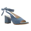 Boots comémore sandales hautheed talons de bloc moyen sandale sandale dames petit talon chaussure de cheville bleu nouveau chaussures décontractées pour femmes