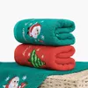 Serviette joyeux Noël salle de bain absorbant des serviettes de bain microfiber