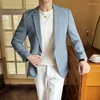 Abiti da uomo uomini da gentiluomo lavoro lavoro mezza lib con adolescente blazer di nozze che bella versione casual coreana britannica della tendenza