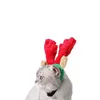 개 의류 애완 동물 머리 후프 헤드웨어 헤드 밴드 클래식 크리스마스 뿔 밴드 밴드 강아지 머리 장식 모자