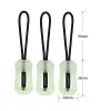 1/5pcs Zipper Zipper Luminous Pull Rope Glow في سحاب Dark Head DIY أكياس ملابس الملابس سحاب ملحقات الخياطة