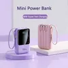Power Power Banks Mini Power Bank 66W 20000 мАч супер быстрая зарядка внешнее мобильное зарядное устройство для iPhone Samsung Huawei PowerBank New 2443