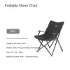 Mobiliário Naturehike Ao Ar Livre Dobrável Lua Poltrona Leve Cadeira de Acampamento Cadeira de Pesca Dobrável Cadeira de Relaxamento