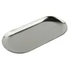 Plates Store Retail and Sundries Plate Tray 1st Gold Oval Silver Smooth Stainless Steel For Kitchen Saves Space