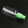 Garrafas de armazenamento Spray transparente Spray 100ml Recipientes de limpeza de reabastecimento vazios Jarra de garrafa fina portátil para óleos essenciais Perfumes de viagem (