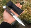 Stiletto Pocket Knife Utility EDC Tools Folding Knives Outdoor Mini Hunting Multifunktionella verktyg Auto6817648