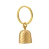 Decorative Figurines Brass Bell Keychains Hanging Accessories Pet Necklace Ornament Crafting Supplies Small Handicraft Keyrings Pendant