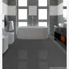 Bath Mats Bathroom Non-slip Mat Toilet Honeycomb Carpet Floor El Home Shower Room Bathtub Accessories Set