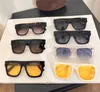 Neue Modedesign Sonnenbrille 0711 Square Frame Einfache und beliebte Verkaufsstil UV400 -Schutzbrille mit Box