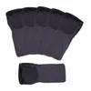 Chaise couvre 6pcs Silat à manger Slip Stretch Wedding Banquet Party Rovible (gris foncé)