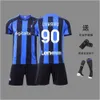 Milan Football Inter Jersey Lautaro Size Lukaku Adult And Children S Short Sleeved Training Suit Set Hort Leeved Uit Et hort leeved uit et