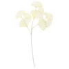 Flores decorativas 1 PCS Simulação requintada Ginkgo Leaf Creative Creative 3 Fake Fake Fake simples Fan