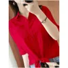 Womens Plus Size T-Shirt Elegant Blouses Casual Autumn Fi Lg Sleeve Winter Top Shirt Cott Linen Streetwear X2Cr Drop Delivery Apparel Dhmq8