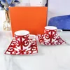 Cups Saucers Ceramic Coffee Cup Tea Table Gift Box Chinese Creative Color Home Kitchen Matching Set Blue Bone China