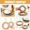 Настольные коврики изоляционные прокладки Wok Kitchen Pot Holder круглый коврик многофункциональный кастрюля повторно используемые блюдо для блюд с ручной песнь